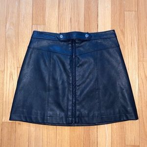 Abercrombie & Fitch Leather Skirt